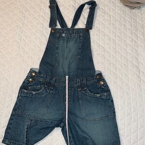 Blue jean overalls. So real So right  size 9